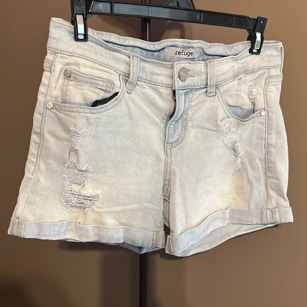 Used Charlotte Russe light ripped distressed Jean shorts